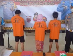 Ketiga Pelaku Pembunuhan FS diringkus ke Mako Polres Lombok Tengah