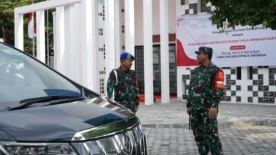 Dandim 1606 Mataram Pastikan Keamanan dan Kenyamanan Kunker Wakil Presiden RI di Lombok Utara