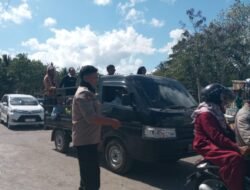 Wisatawan Puas dengan Pelayanan Polsek Lembar di Pantai Cemare Lombok Barat