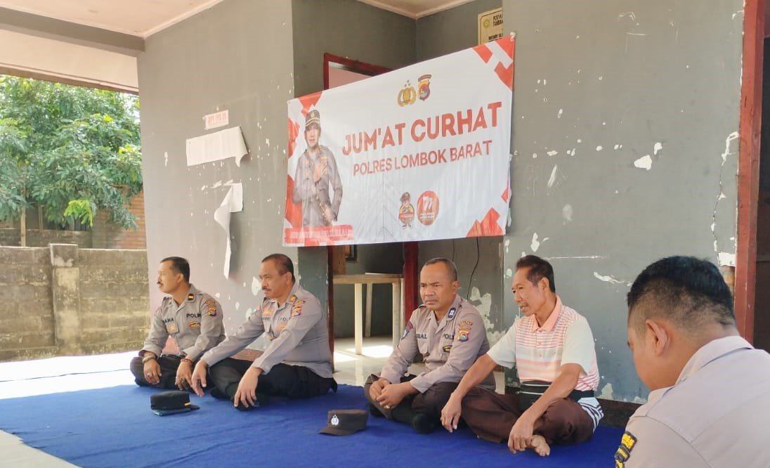 Jumat Curhat Kapolres Lombok Barat Polri Dekat dengan Masyarakat