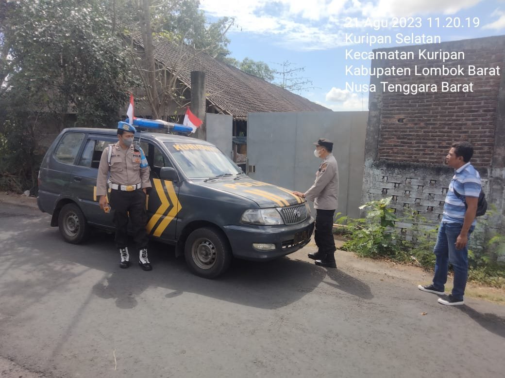 Patroli Rutin, Ini Cara Polsek Kuripan Jaga Keamanan dan Ketertiban Masyarakat