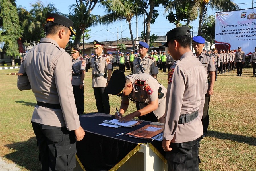 Rotasi Jabatan di Polres Lombok Barat