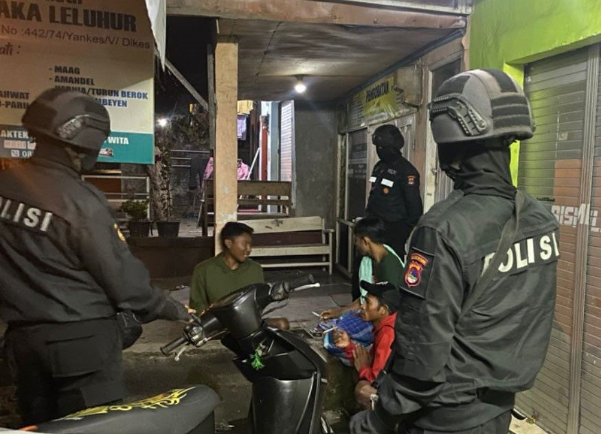 Tim Patroli Perintis Presisi Polres Lombok Barat Intensif Patroli Malam