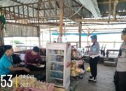 Polsek Lembar Ingatkan Pedagang dan Masyarakat Rest Area Tanjung Nyet Waspada Karhutla