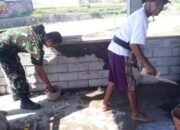 “Babinsa Gontoran dan Masyarakat Bersatu Demi Pembangunan Mushola Kantor Desa Gontoran”