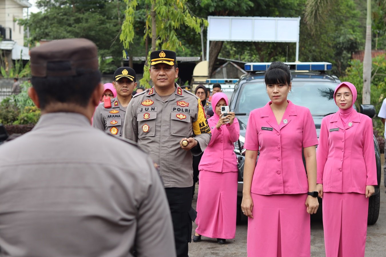 Kapolres Lombok Barat Kunjungi Polsek Kuripan