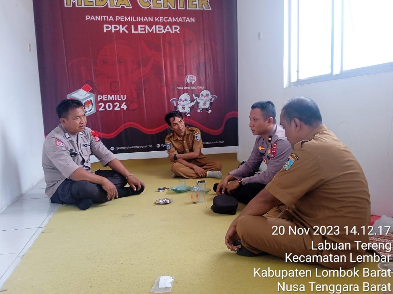 Polres Lombok Barat Lakukan Sosialisasi Pemilu 2024 ke Aparat Desa dan PPK