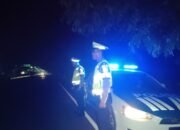 Patroli Malam Sat Lantas Polres Lombok Barat Antisipasi Balap Liar dan 3C