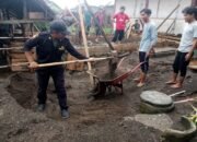 Sinergi TNI-Masyarakat-Mahasiswa: Program TMMD ke-119 Salurkan Bantuan Pengecoran Rumah di Desa Rempek, Lombok Utara