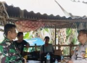 Sinergitas TNI-Polri Jaga Keamanan Desa Jagaraga Indah