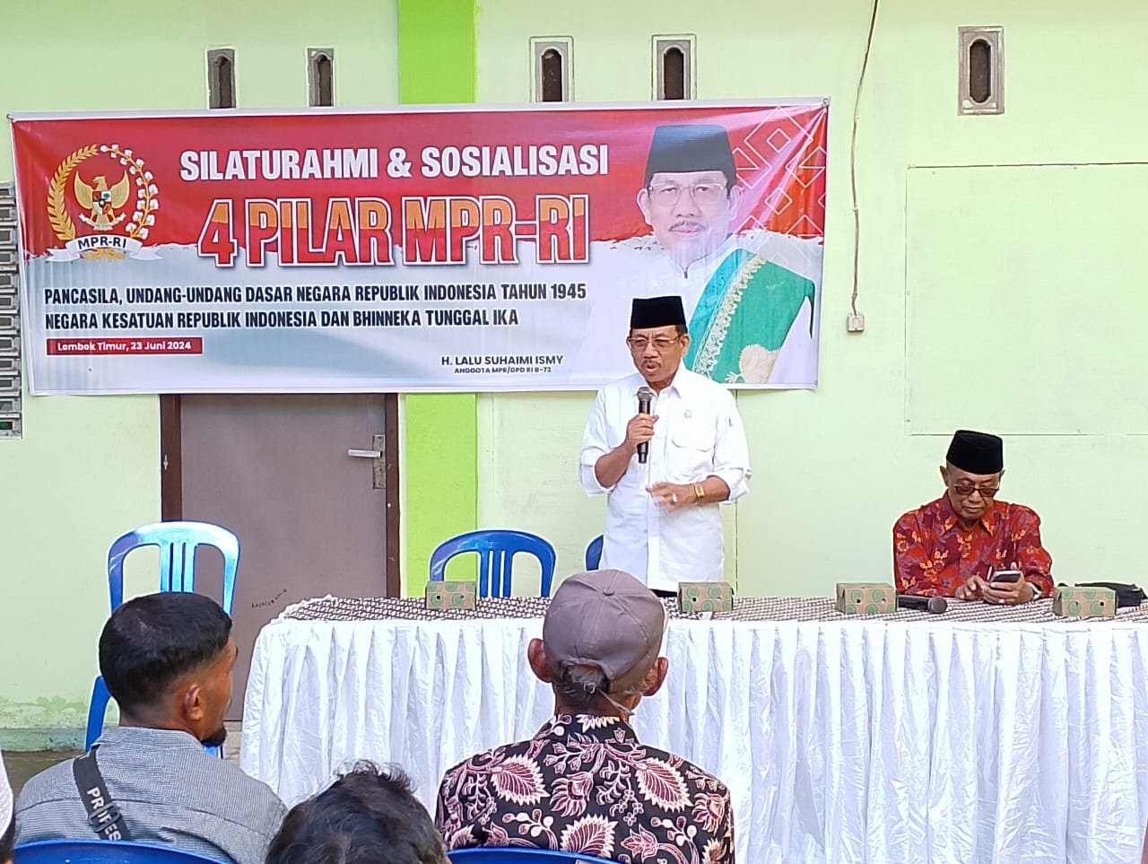 Sosialisasi 4 Pilar di Lombok Timur, Abah Imi Beri Pesan Persatuan Menghadapi Pilkada 2024