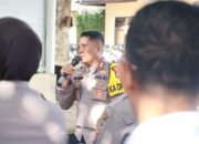 Kapolres Lombok Barat Tegaskan Netralitas Polri di Polsek Kediri Jelang Pemilu