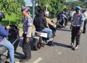 Polres Lombok Barat Gelar Operasi Kendaraan di Jalan Bill 2