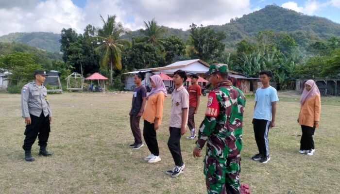 Kolaborasi TNI-Polri Siapkan Paskibra Berdisiplin untuk HUT RI ke-79 di Sekotong