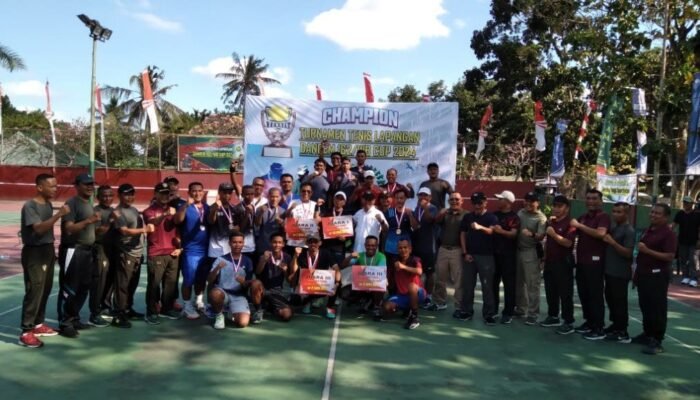 Turnamen Tenis Lapangan Danrem Cup 162/WB 2024 Resmi Ditutup: Antusiasme dan Sportivitas Membakar Semangat di NTB