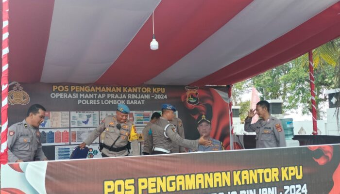 Polres Lombok Barat Pastikan Keamanan KPU Jelang Pilkada 2024