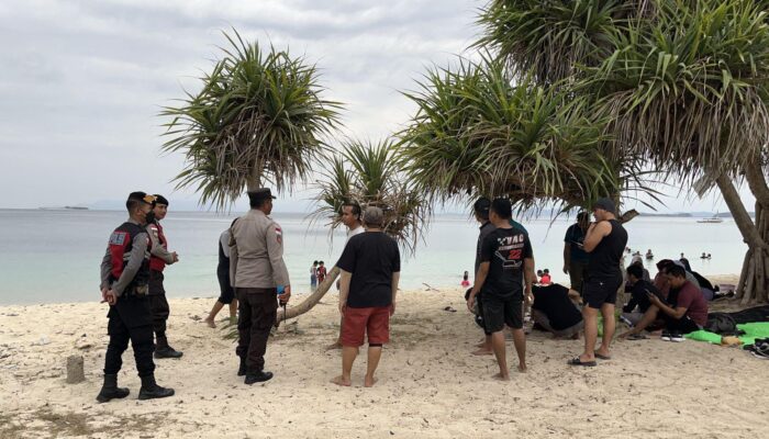 Polsek Sekotong Pastikan Wisatawan Aman di Pantai Elak-Elak