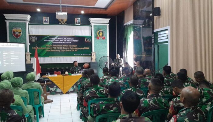 Kodim 1606/Mataram Gelar Ceramah Motivasi Bintal Kejuangan