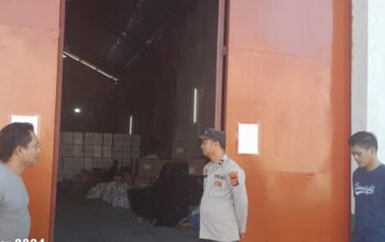 Situasi Aman di Gudang Logistik KPU Lombok Barat, Pengamanan 24 Jam Dijalankan Sempurna