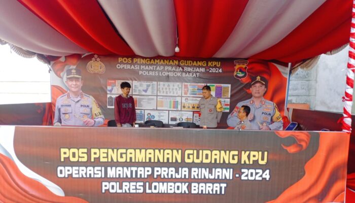 Situasi Terkini di Gudang Logistik KPU Lombok Barat: Aman dan Terkendali