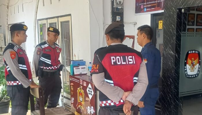 Patroli Preventif Polres Lombok Barat Jaga Keamanan Pemilu Serentak 2024