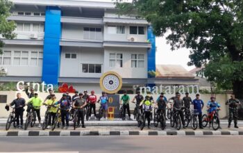 Semangat Kebersamaan di Sepeda Bersama Kodim 1606 Mataram