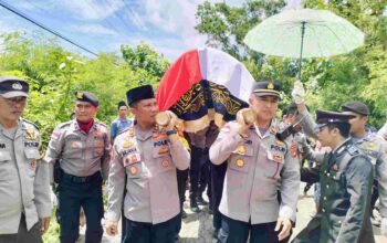 Penghormatan Terakhir: Polres Lombok Barat Lepas Kepergian Bripda Faozan