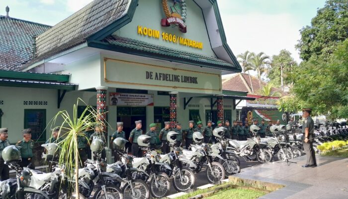 Tingkatkan Tugas Lapangan, Kodim Mataram Dapat Kendaraan Baru