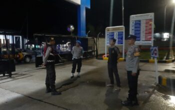 Polsek Sekotong Gencar Patroli Malam, Amankan Objek Vital LPG