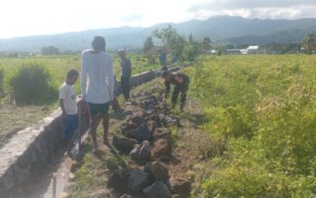 Babinsa dan Petani Bersinergi Bangun Irigasi Perpompaan untuk Ketahanan Pangan