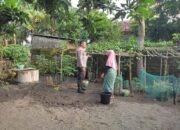 Inspiratif! Bhabinkamtibmas Labuapi Ajak Warga Maksimalkan Lahan Pertanian