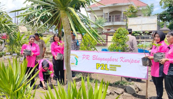 Polsek Kuripan Jadi Pusat Launching Program Pangan Lestari