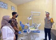 Kapolres Uji Coba Poli Gigi Baru di Polres Lombok Barat