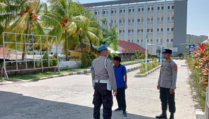 Cegah Kejahatan, Polsek Gerung Giat Patroli di Titik Strategis