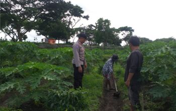 Polisi Sambangi Petani Jagaraga, Dorong Optimalisasi Lahan