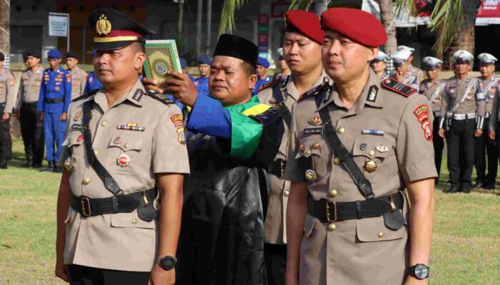 Mutasi di Polres Lombok Barat, Ini Pesan Kapolres untuk Pejabat Baru