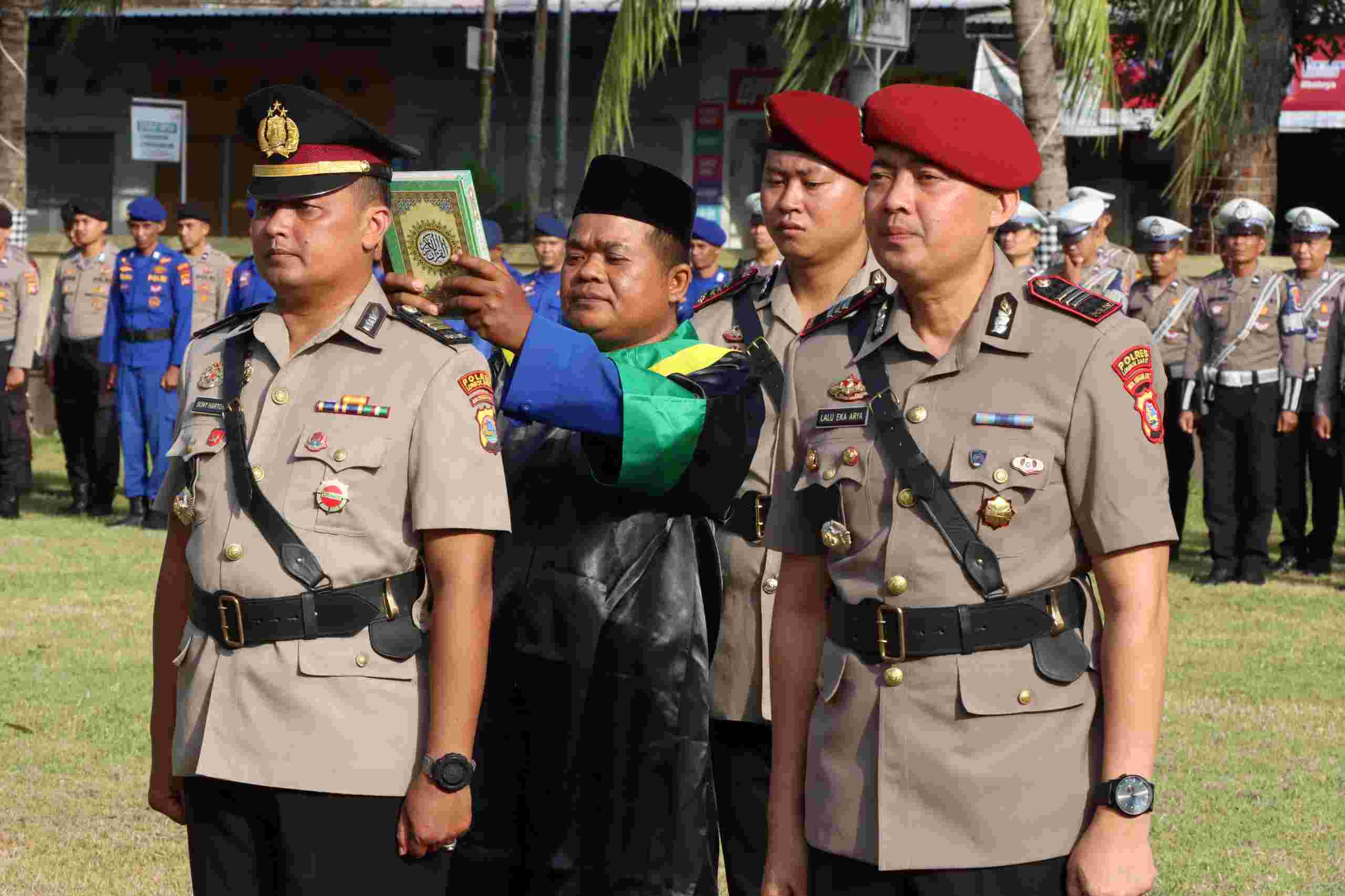 Tingkatkan Pelayanan, Polres Lombok Barat Gelar Sertijab Pejabat