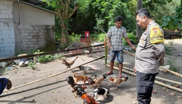 Sukseskan Ketahanan Pangan, Bhabinkamtibmas Senggigi Sambangi Warga Krandangan