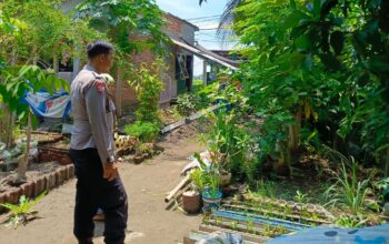 Polisi Ajak Warga Manfaatkan Pekarangan Jadi Sumber Pangan di Desa Perampuan