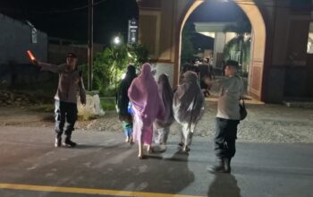 Masjid Prioritas di Labuapi Dijaga Ketat, Salat Tarawih Aman