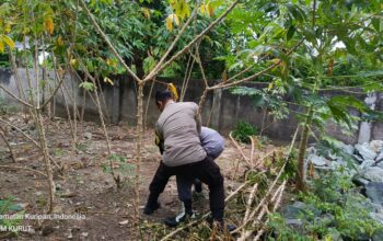 Bhabinkamtibmas Desa Kuripan Utara Ajak Warga Tingkatkan Kemandirian Pangan