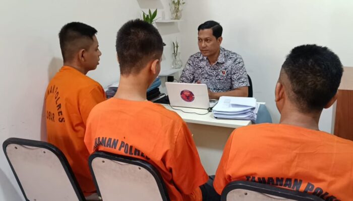 Tiga Tersangka dan 24,89 Gram Sabu Diamankan Satresnarkoba Lombok Barat