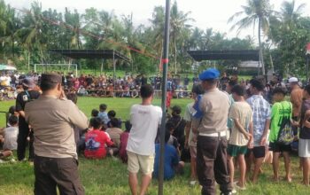 Kesiapan Polsek Kuripan Jaga Keamanan Pagelaran Peresean di Lombok Barat