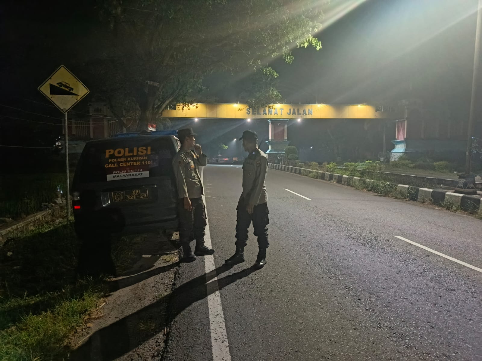 Situasi Aman, Polsek Kuripan Intensifkan Patroli di Titik Rawan