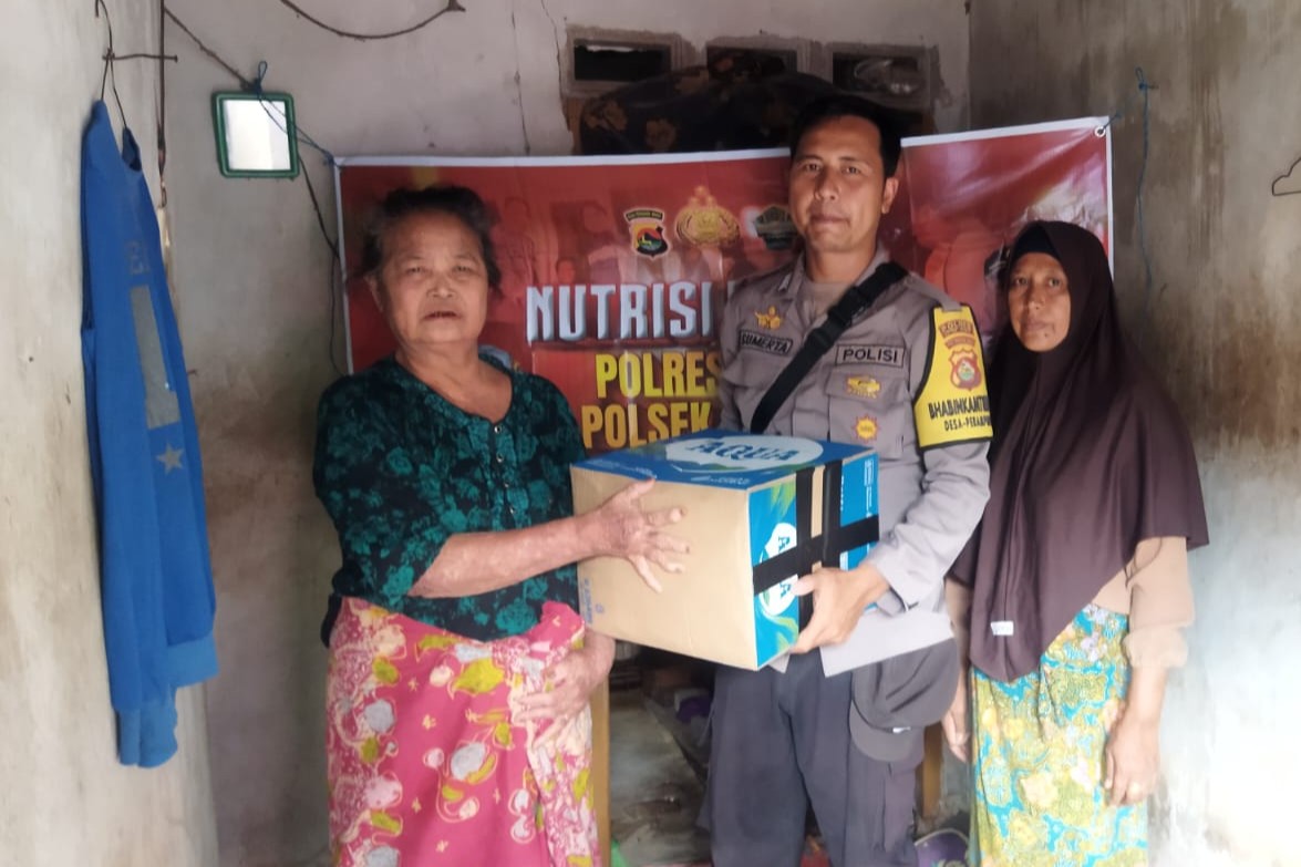 ‘Nutrisi Mantap’, Bentuk Kepedulian Polri pada Warga Kurang Mampu