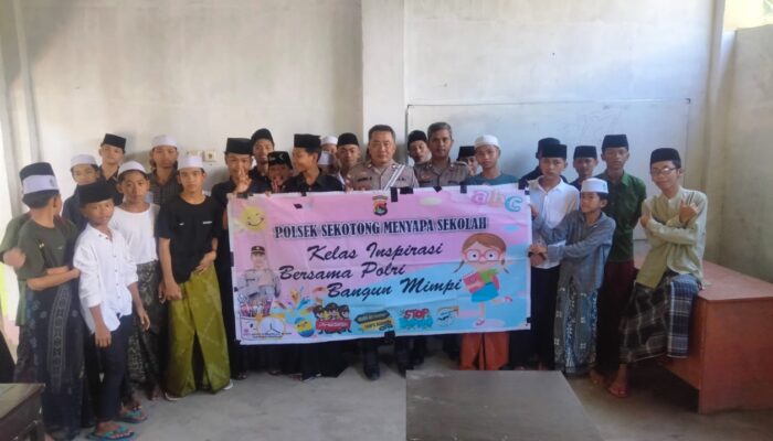 Bangun Masa Depan Santri, Ini Pesan Polsek Sekotong