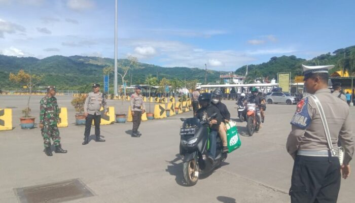 Sinergi Aparat di Pelabuhan Lembar Pastikan Arus Mudik Lancar