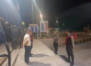 Polisi Rutin Patroli Malam di Depot LPG Sekotong Barat