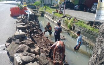 Babinsa Terjun ke Saluran Irigasi, Bukti TNI Hadir untuk Rakyat