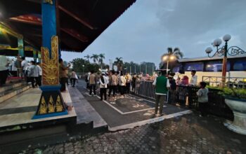 Kapolsek Gerung Pastikan Keamanan JCH Kloter 11 Lombok Barat